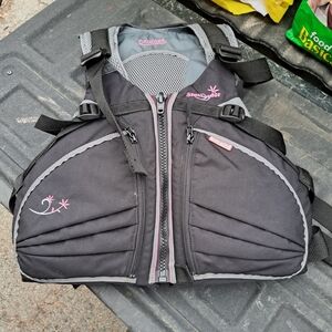 Cruiser Women's Black PFD Life Vest with Pink Accents